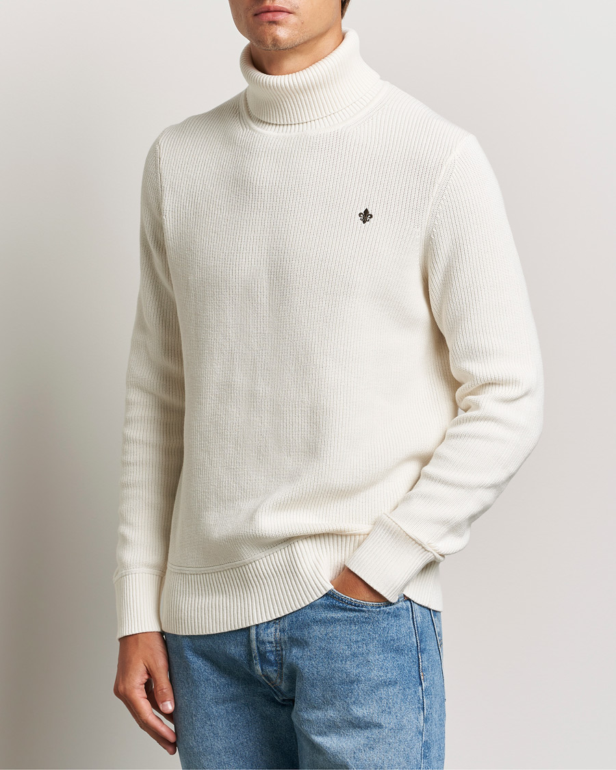Herren | Pullover | Morris | Bernard Cotton Rollneck White