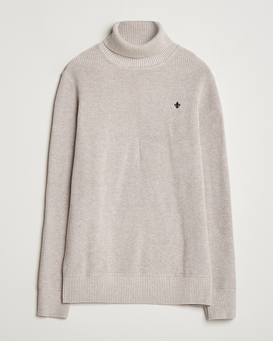 Herren | Pullover | Morris | Bernard Cotton Rollneck Khaki