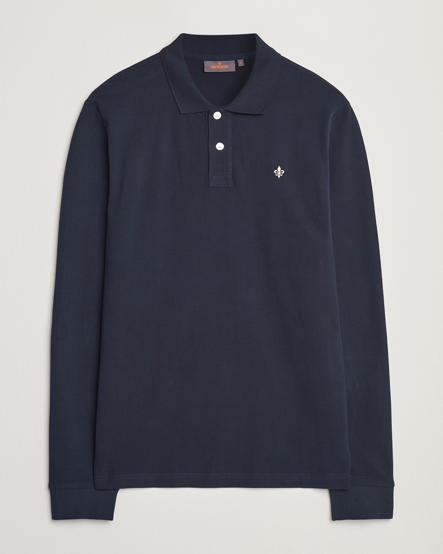 Herren | Pullover | Morris | Camden Long Sleeve Polo Blue