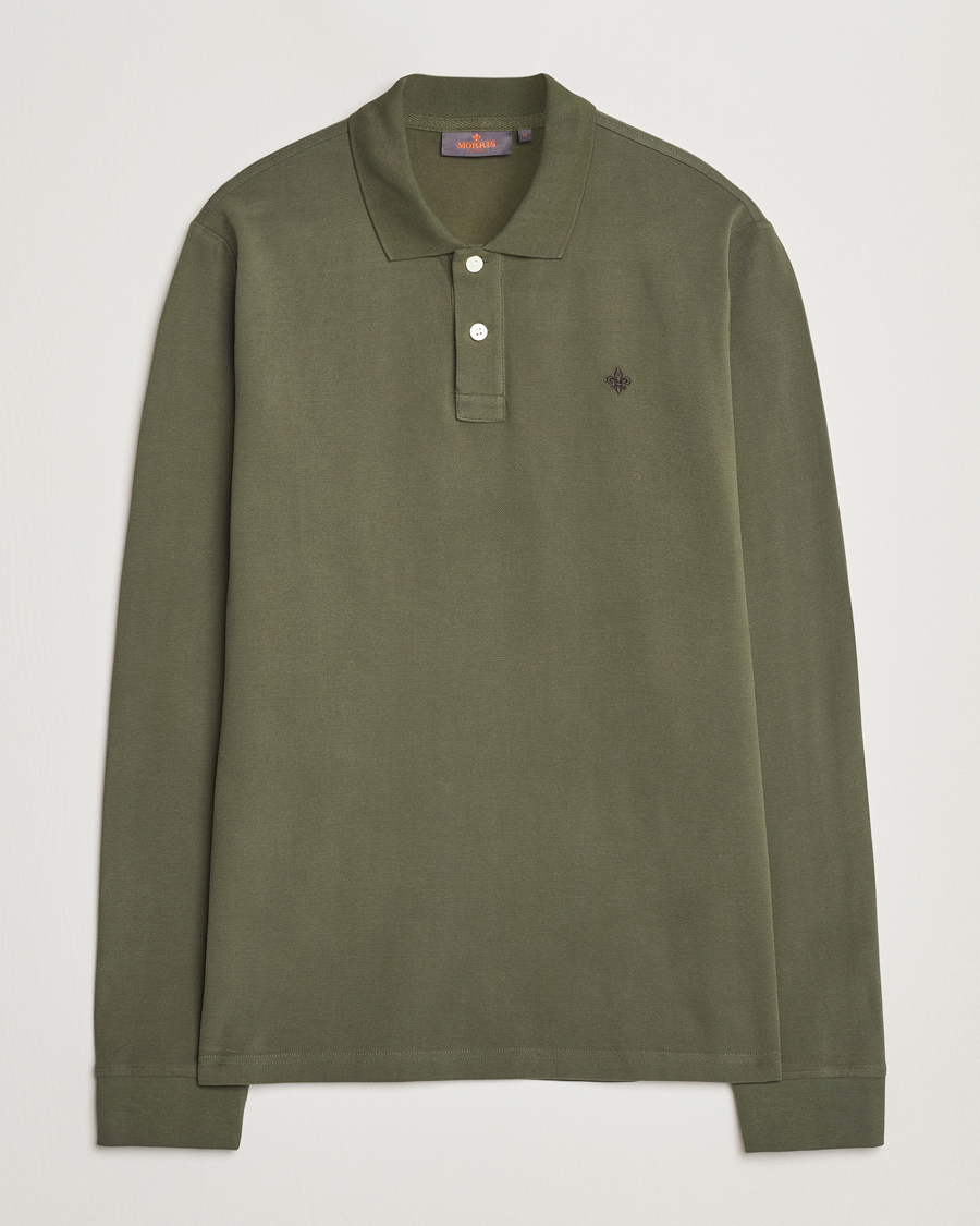 Herren | Pullover | Morris | Camden Long Sleeve Polo Olive