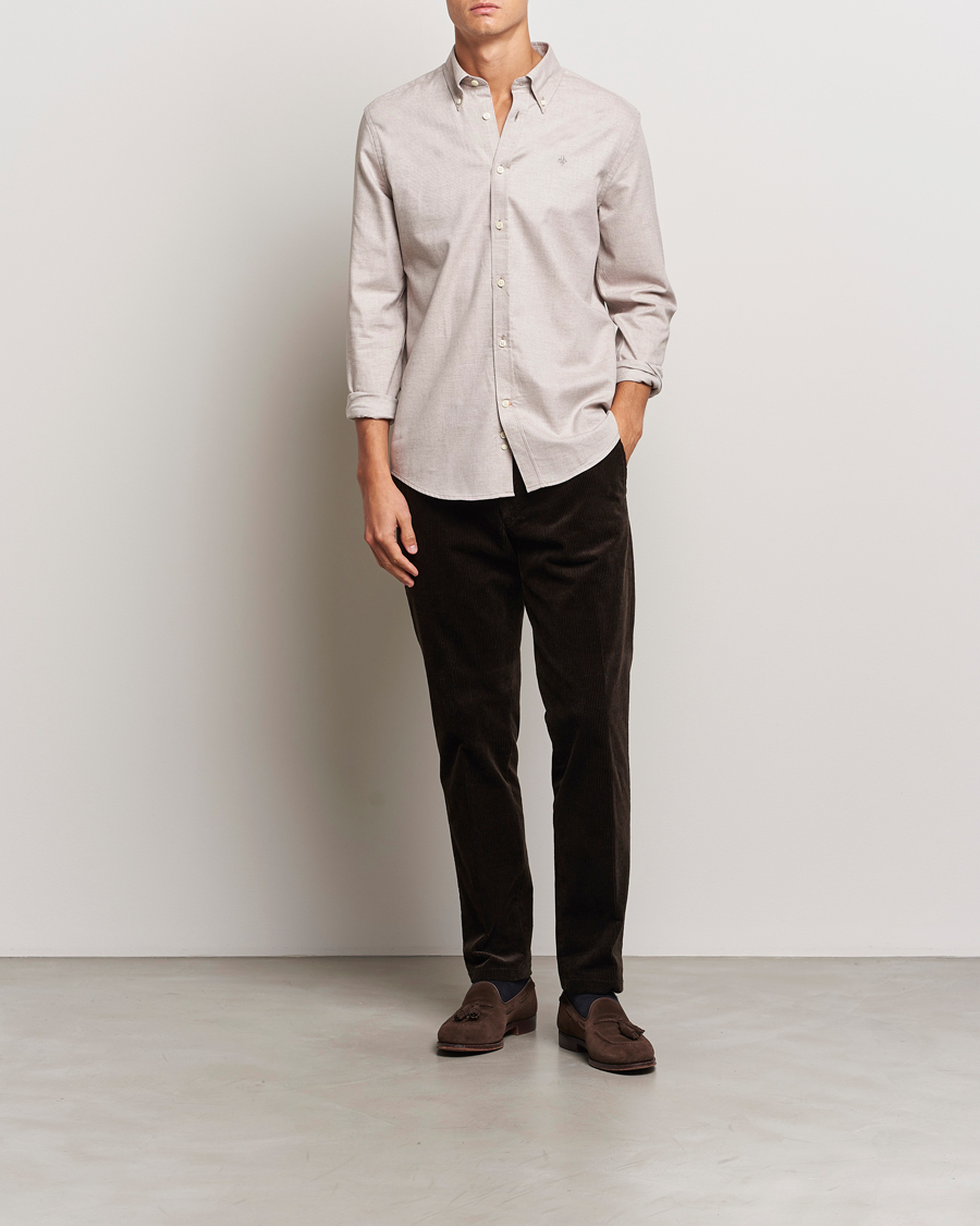 Herren | Hemden | Morris | Watts Flannel Shirt Khaki
