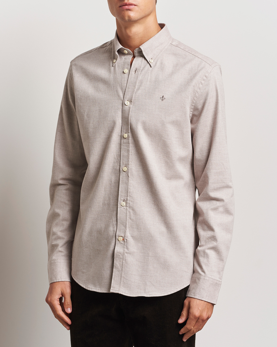 Herren | Hemden | Morris | Watts Flannel Shirt Khaki