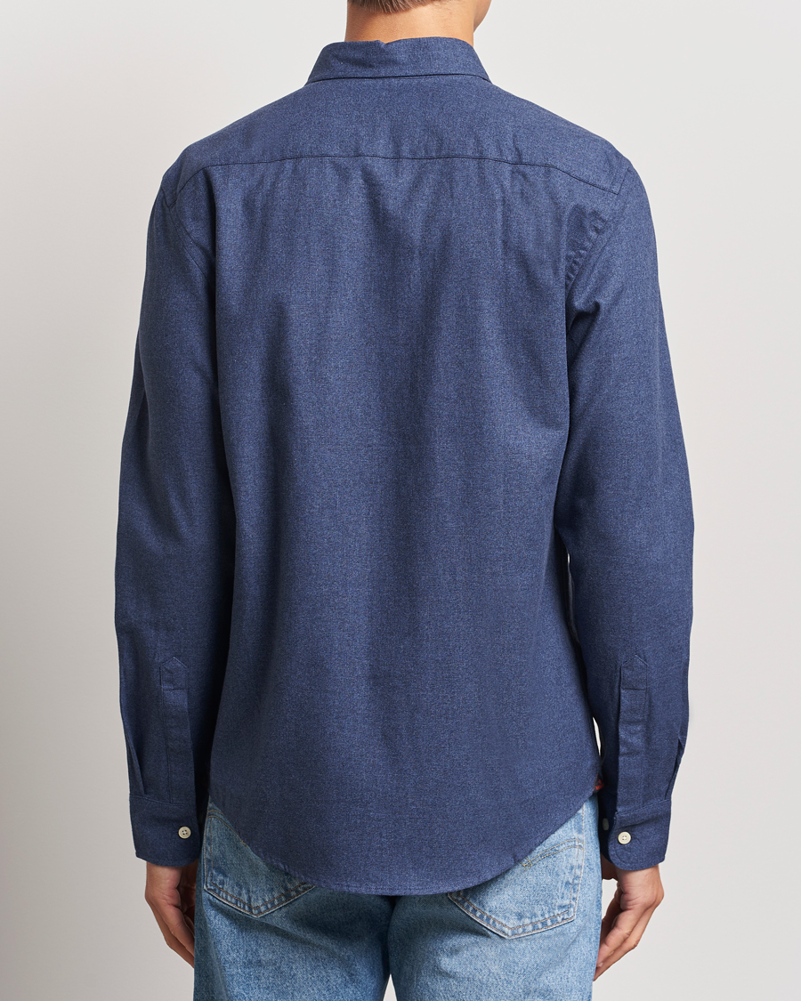 Herren | Hemden | Morris | Watts Flannel Shirt Navy