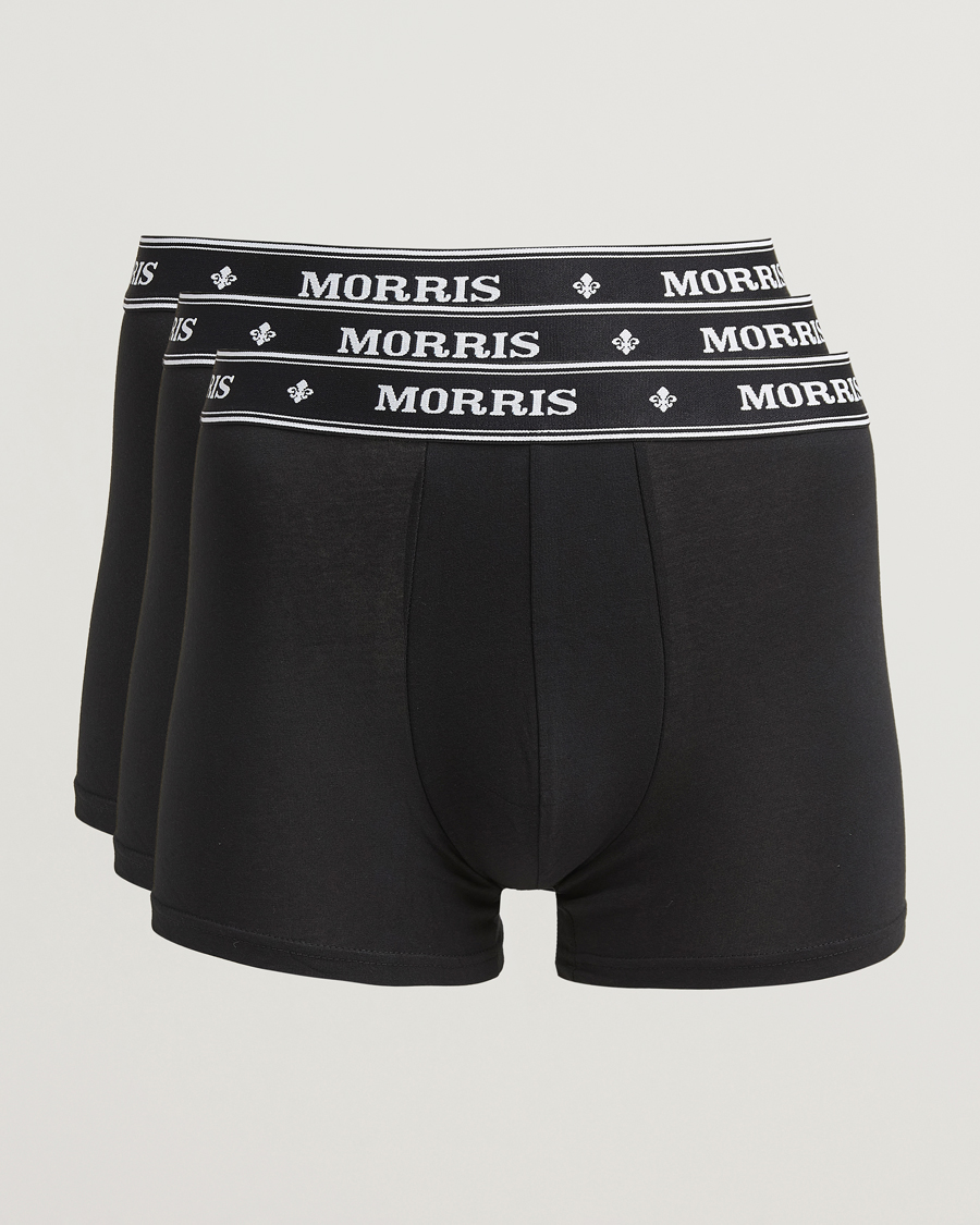 Herren | Unterwäsche | Morris | 3-Pack Boxer Briefs Black