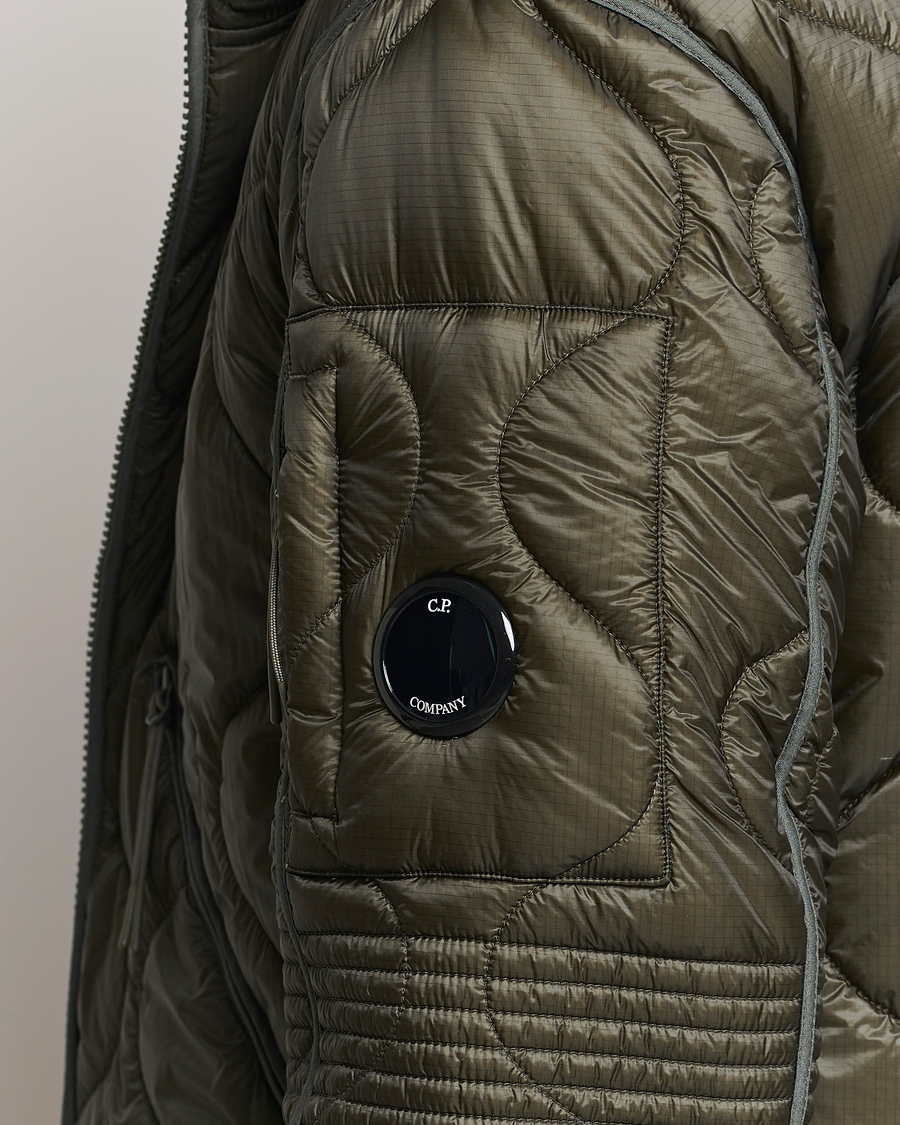 Herren | Jacken | C.P. Company | Primaloft Quilted Hood Jacket Green