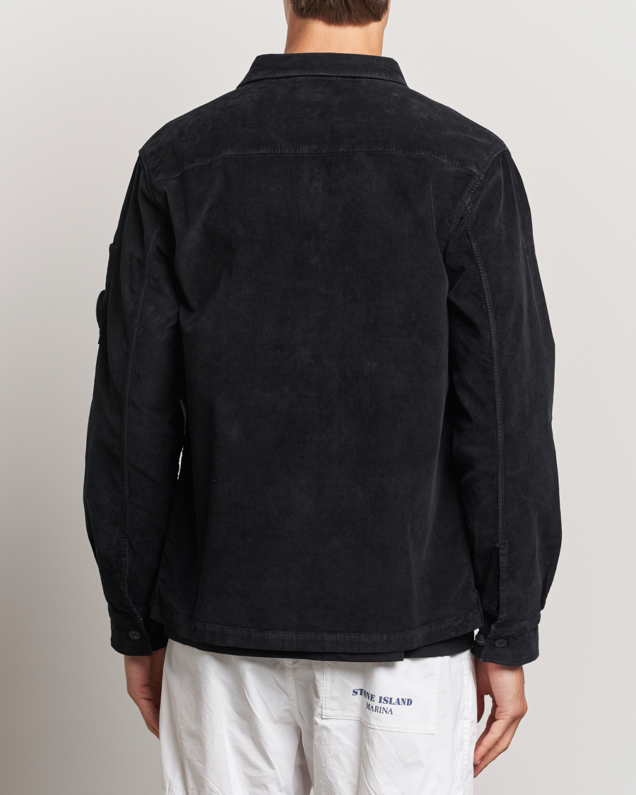 Herren | Hemden | C.P. Company | Corduroy Lens Overshirt Black