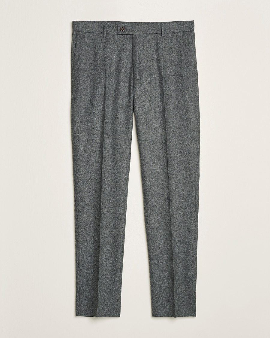 Herren | Hosen | Morris Heritage | Flannel Suit Trousers Grey