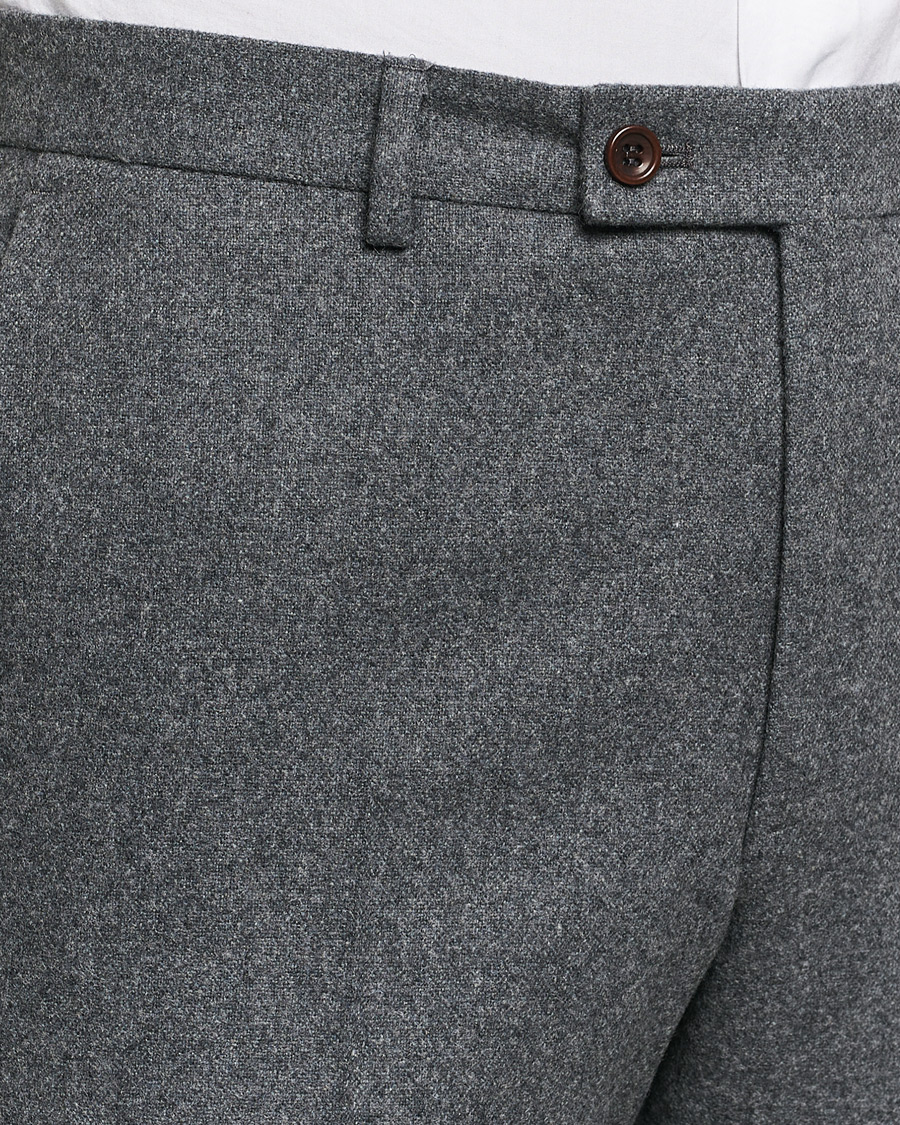Herren | Hosen | Morris Heritage | Flannel Suit Trousers Grey