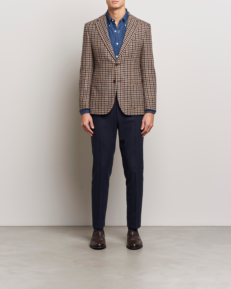 Herren | Sakkos | Morris Heritage | Wool Tweed Blazer Navy