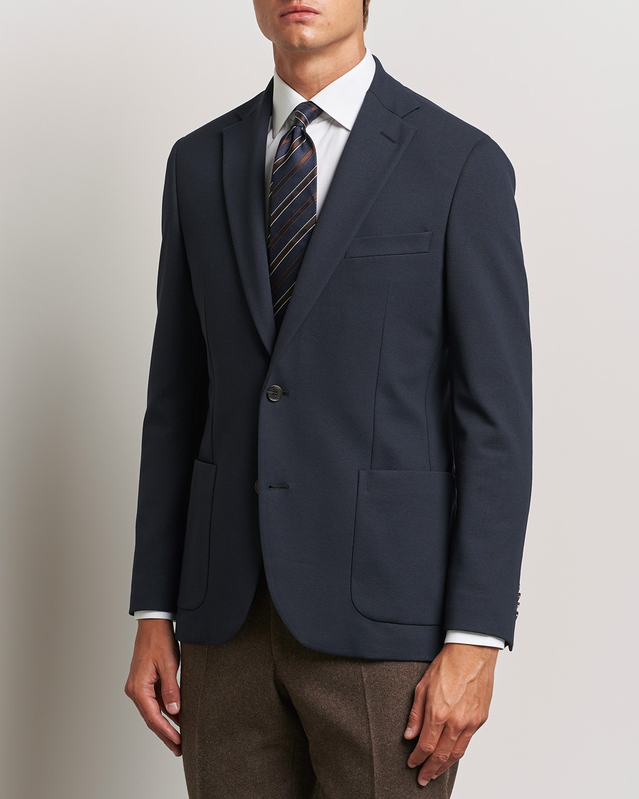 Herren | Sakkos | Morris Heritage | Soft Jersey Blazer Navy