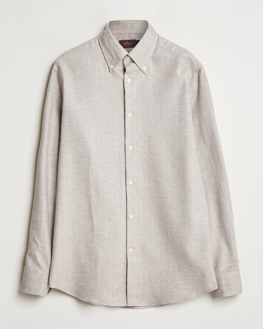 Herren | Hemden | Morris Heritage | Soft Lama Slim Fit Shirt Khaki
