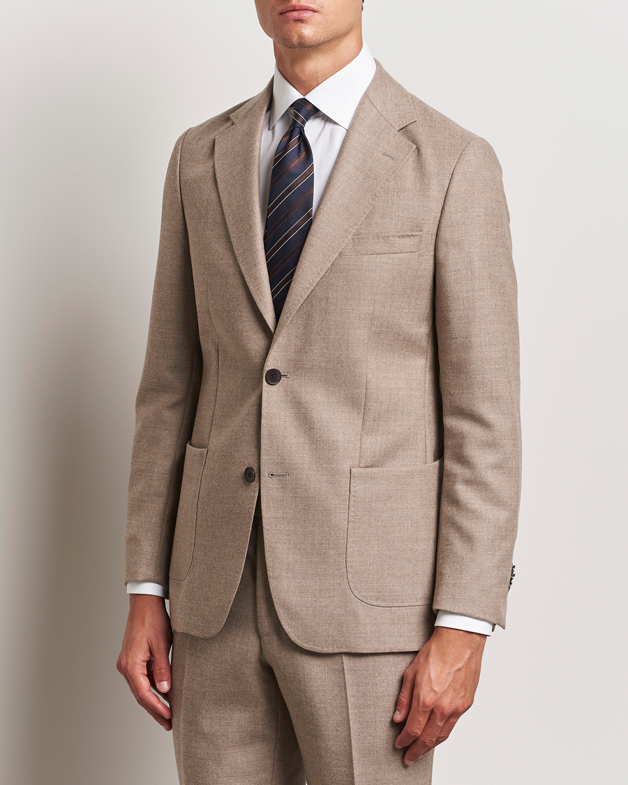 Herren | Sakkos | Morris Heritage | Prestige Flannel Blazer Khaki