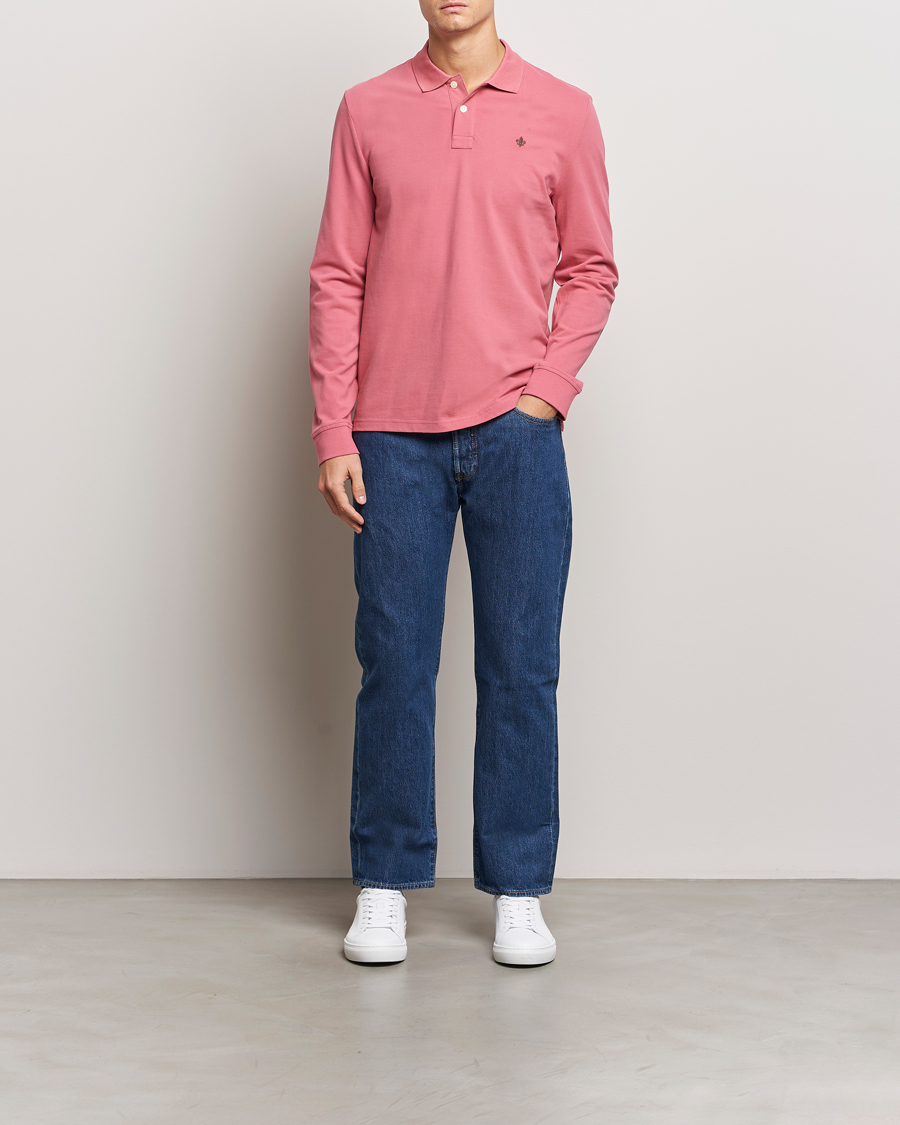 Herren | Pullover | Morris | Camden Long Sleeve Polo Pink