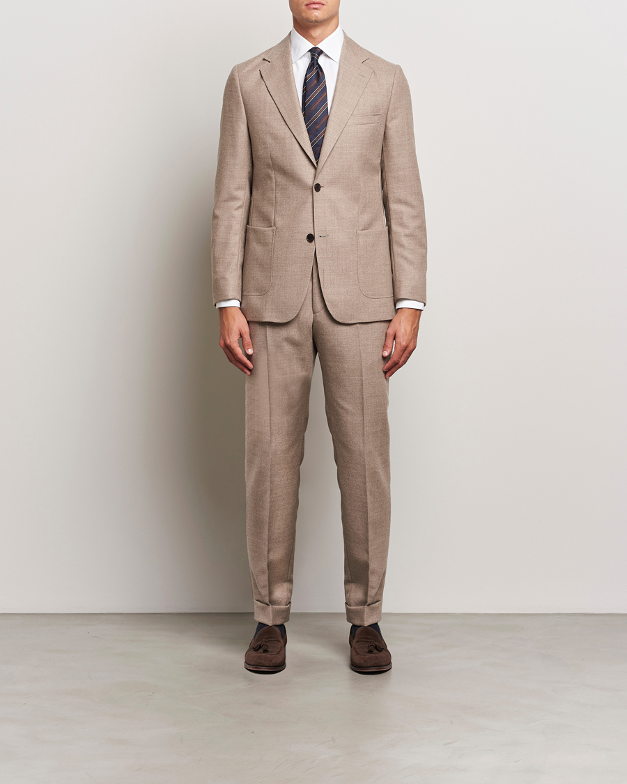 Herren | Hosen | Morris Heritage | Morris Prestige Flannel Trousers Khaki
