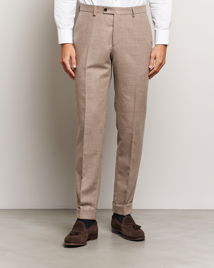 Herren | Hosen | Morris Heritage | Morris Prestige Flannel Trousers Khaki