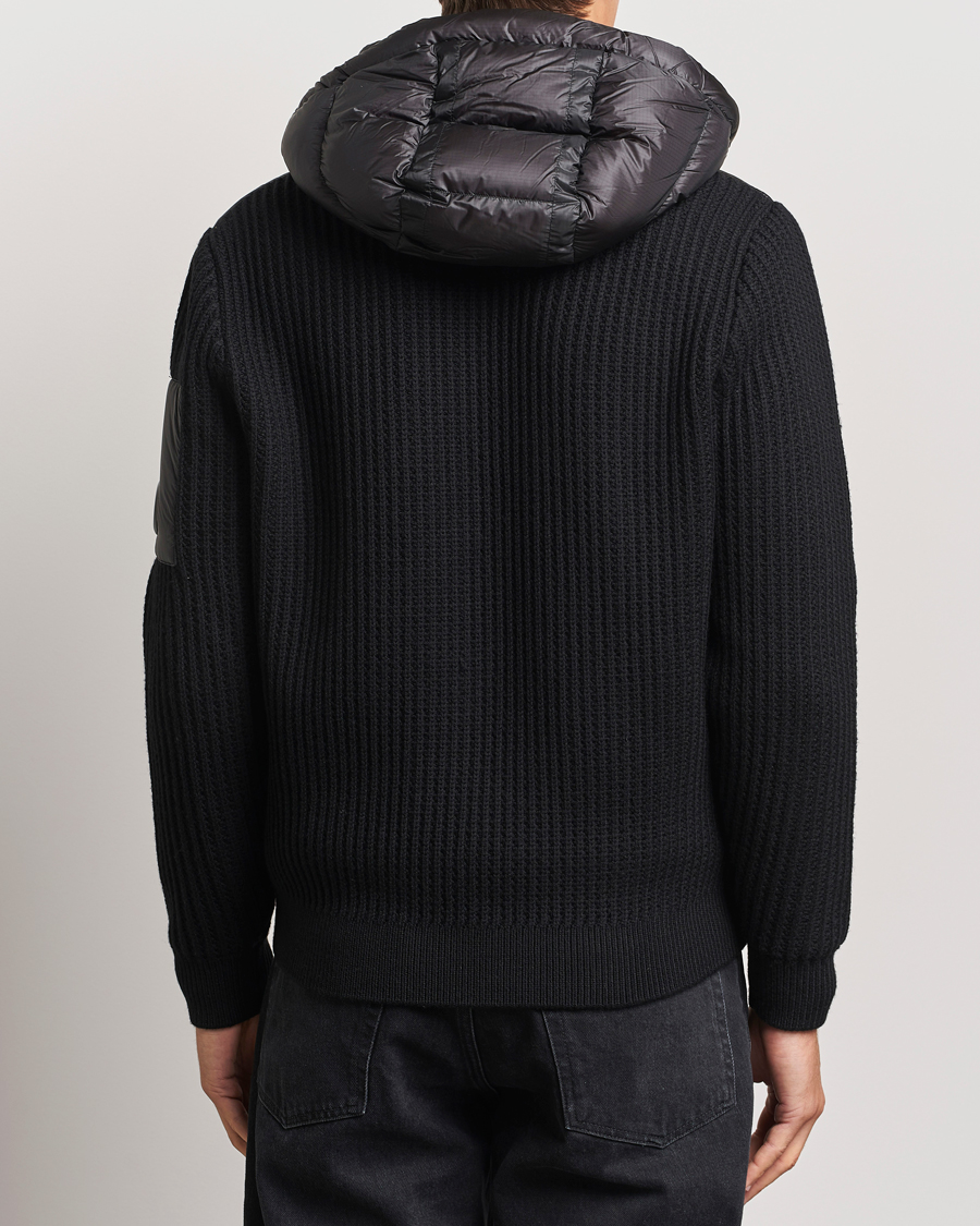 Herren | Jacken | C.P. Company | Merino Wool Padded Hybrid Hood Jacket Black