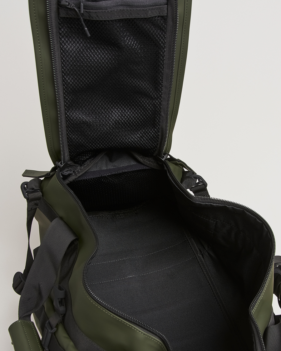 Herren | RAINS Texel Small Duffel Bag Green | RAINS | Texel Small Duffel Bag Green
