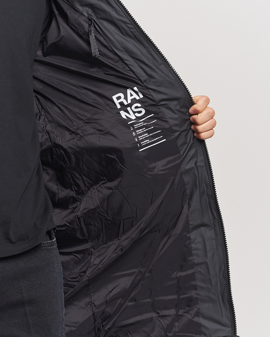Herren | Jacken | RAINS | Alta Long Puffer Parka Black