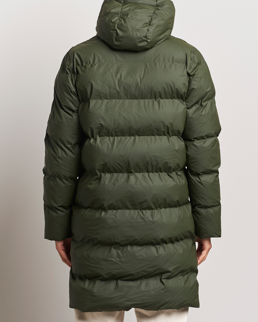 Herren | Jacken | RAINS | Alta Long Puffer Parka Green