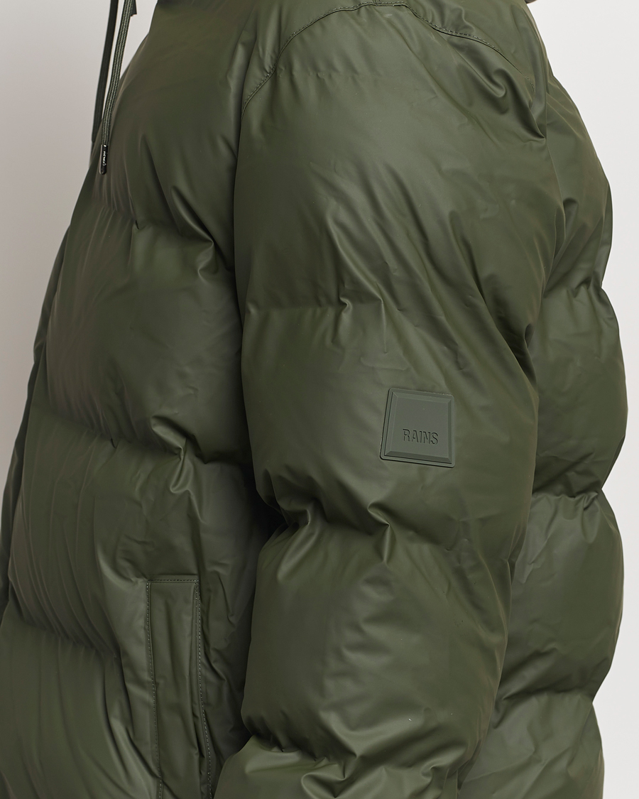 Herren | Jacken | RAINS | Alta Long Puffer Parka Green