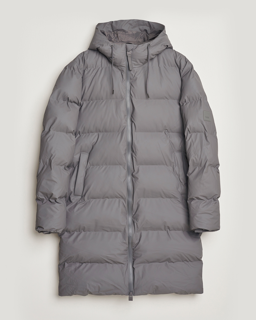 Herren | Jacken | RAINS | Alta Long Puffer Parka Grey