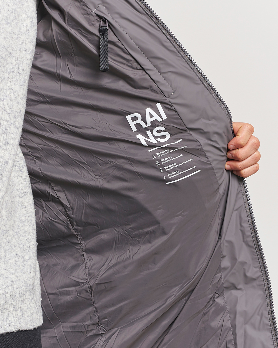 Herren | Jacken | RAINS | Alta Long Puffer Parka Grey