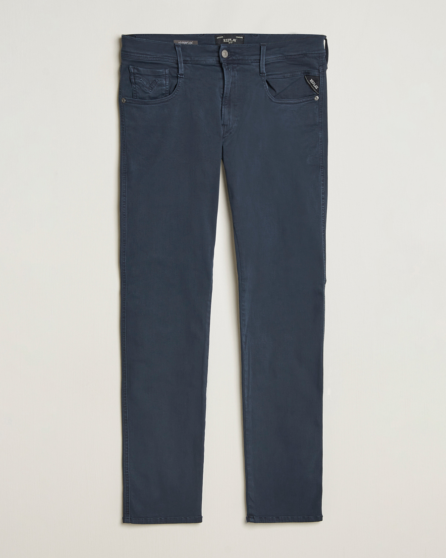 Herren | Hosen | Replay | Anbass Hyperflex X.Lite 5-Pocket Pants Navy