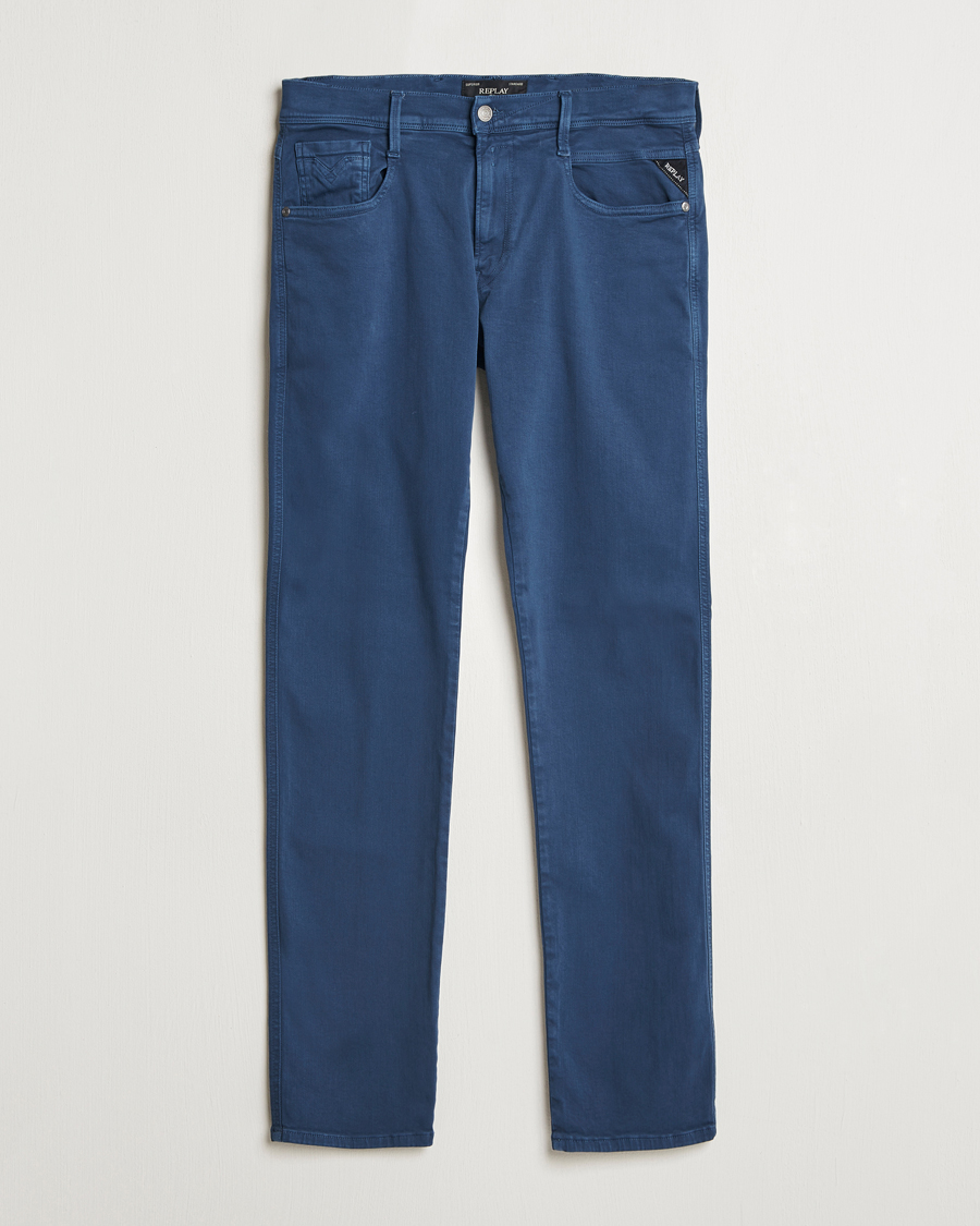 Herren | Hosen | Replay | Anbass Hyperflex X.Lite 5-Pocket Pants Faded Blue