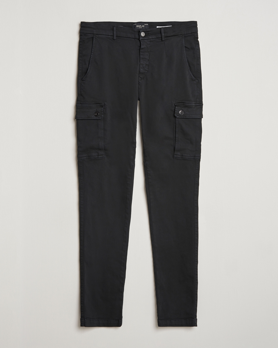 Herren | Hosen | Replay | Jaan Hyperflex Cargo Pants Black
