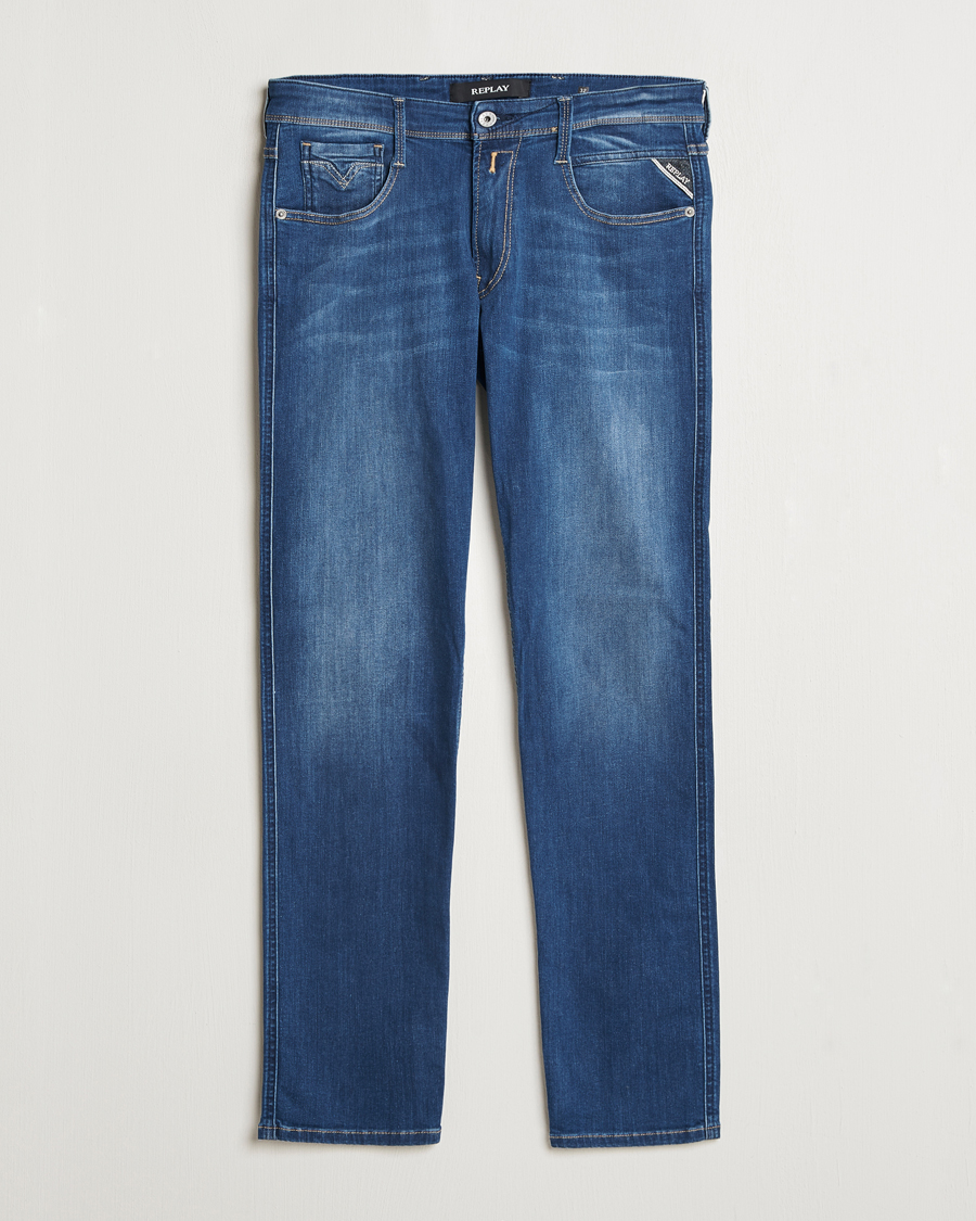 Herren | Jeans | Replay | Anbass Powerstretch Jeans Medium Blue