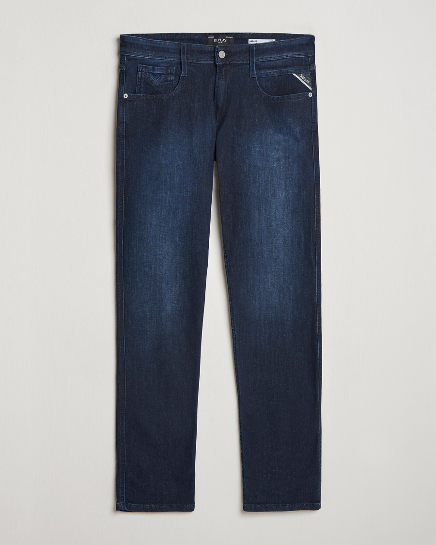 Herren | Jeans | Replay | Anbass Powerstretch Jeans Dark Indigo
