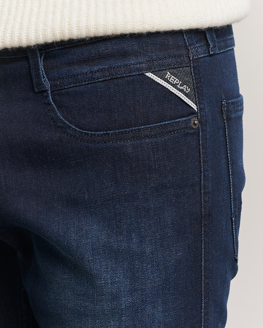 Herren | Jeans | Replay | Anbass Powerstretch Jeans Dark Indigo