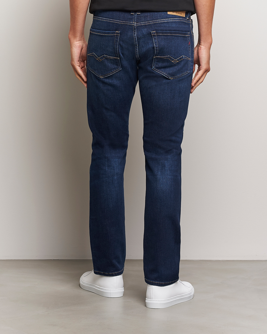 Herren | Jeans | Replay | Rocco Tapered Stretch Jeans Dark Blue
