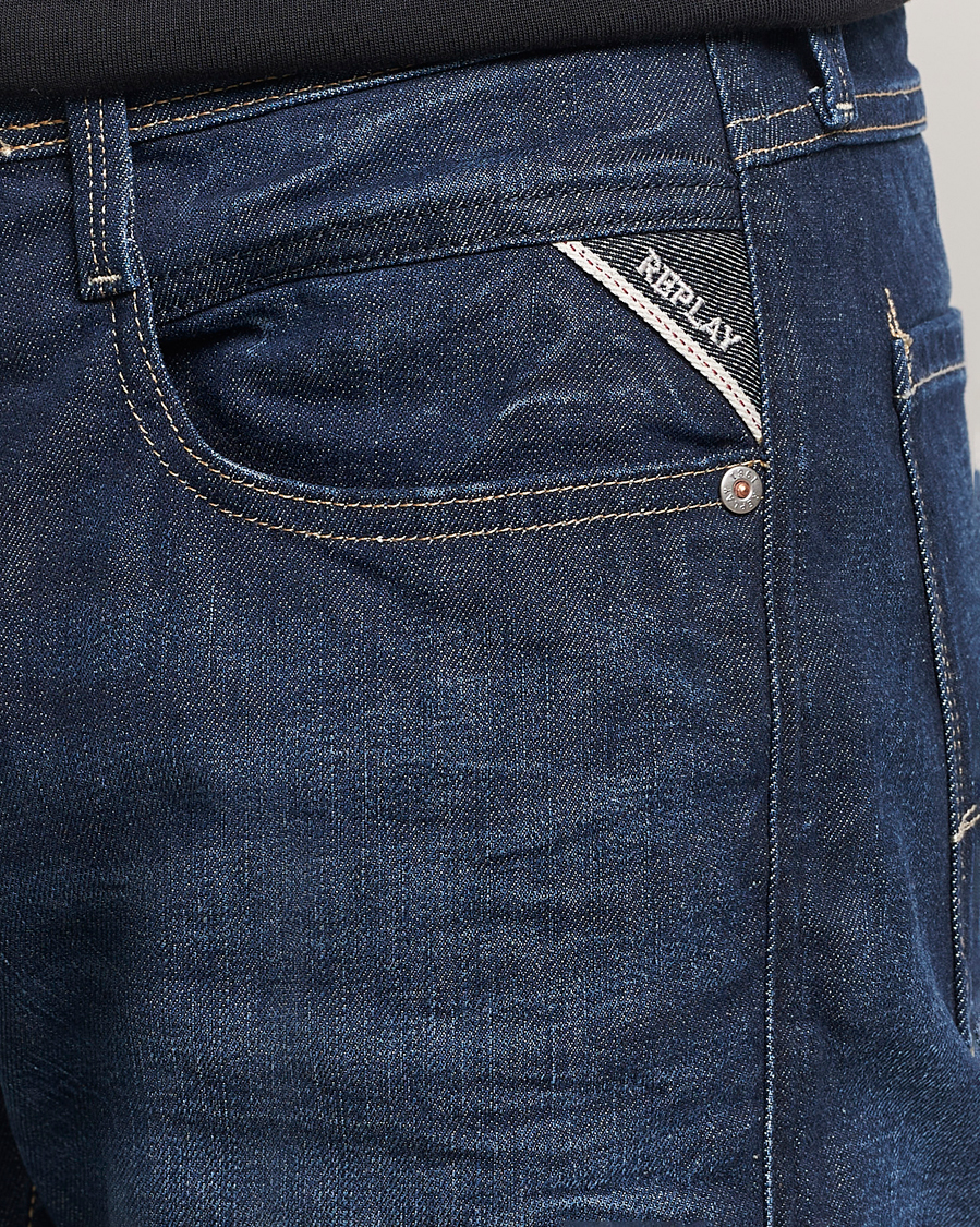 Herren | Jeans | Replay | Anbass Super Stretch Bio Jeans Dark Blue