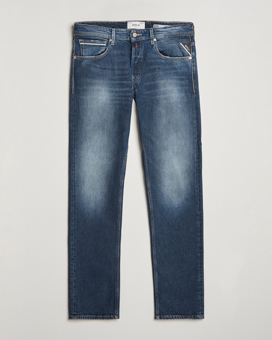 Herren | Jeans | Replay | Grover Original Jeans Medium Blue