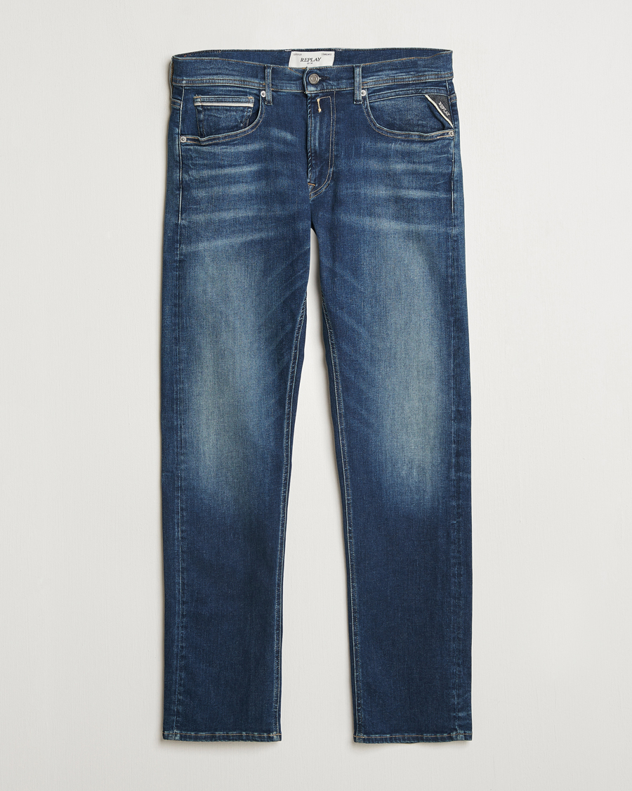Herren | Jeans | Replay | Grover Hyperflex Dust Jeans Dark Blue