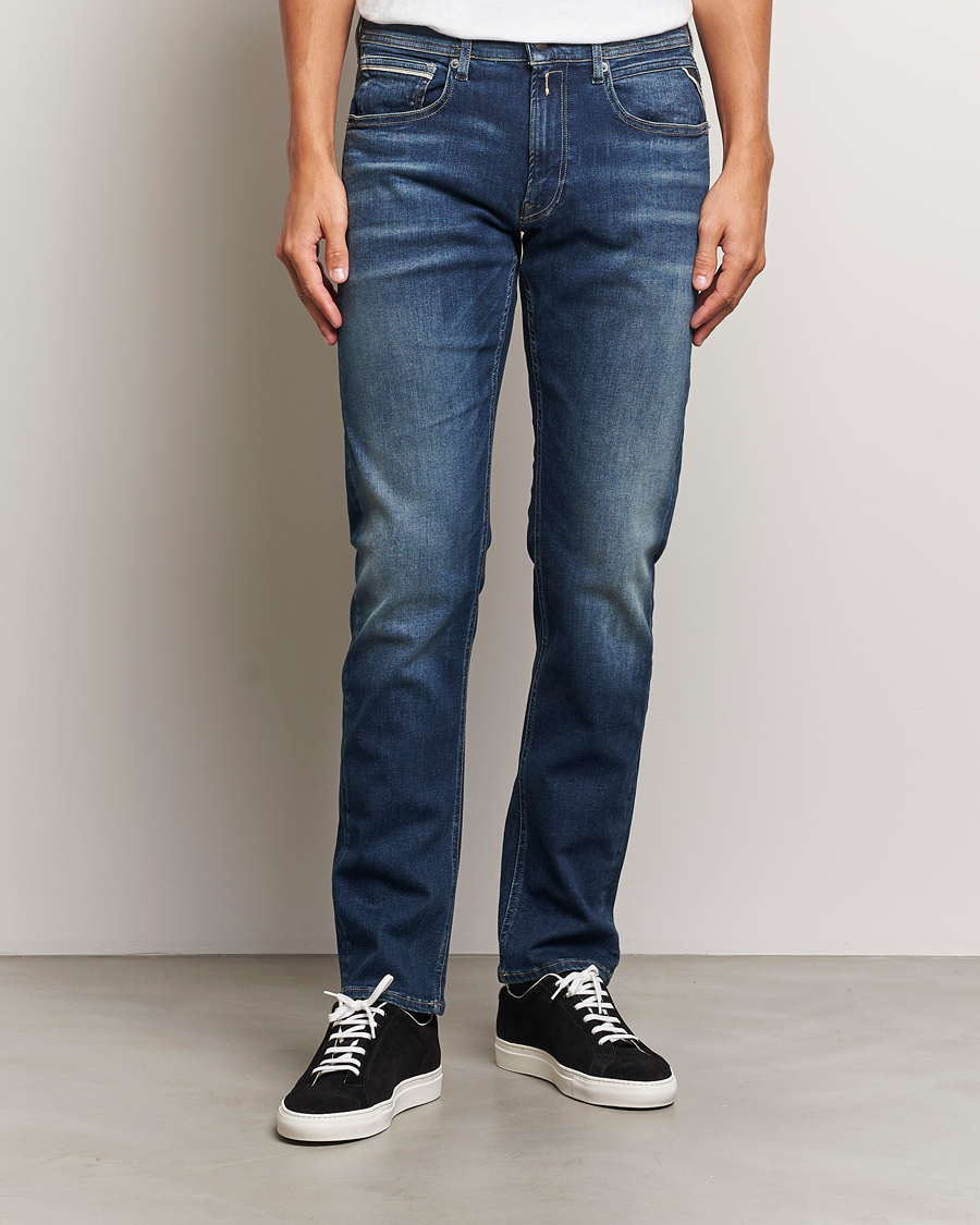 Herren | Jeans | Replay | Grover Hyperflex Dust Jeans Dark Blue