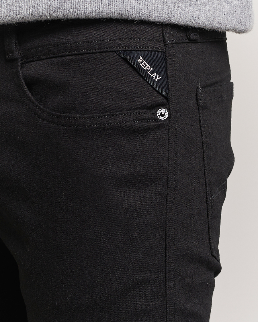 Herren | Jeans | Replay | Anbass Hyperflex Re-Used Jeans Forever Black