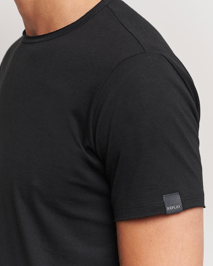 Herren | T-Shirts | Replay | Crew Neck T-Shirt Black