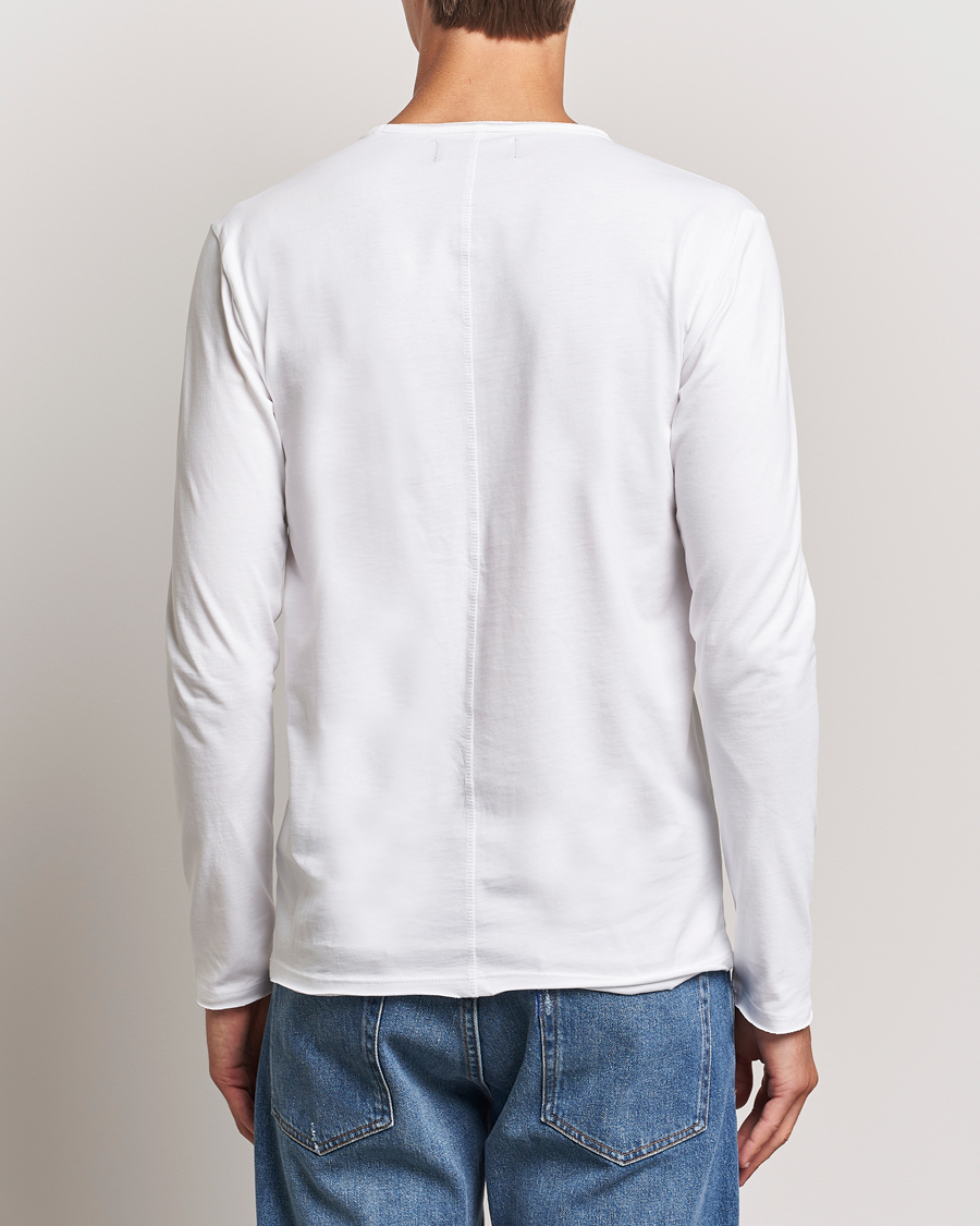 Herren | T-Shirts | Replay | Crew Neck Long Sleeve T-Shirt White