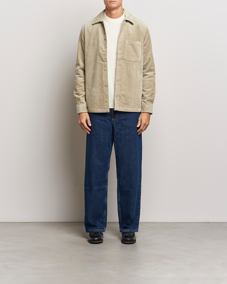 Herren | Hemden | Samsøe Samsøe | Damon Corduroy Overshirt Abbey Stone