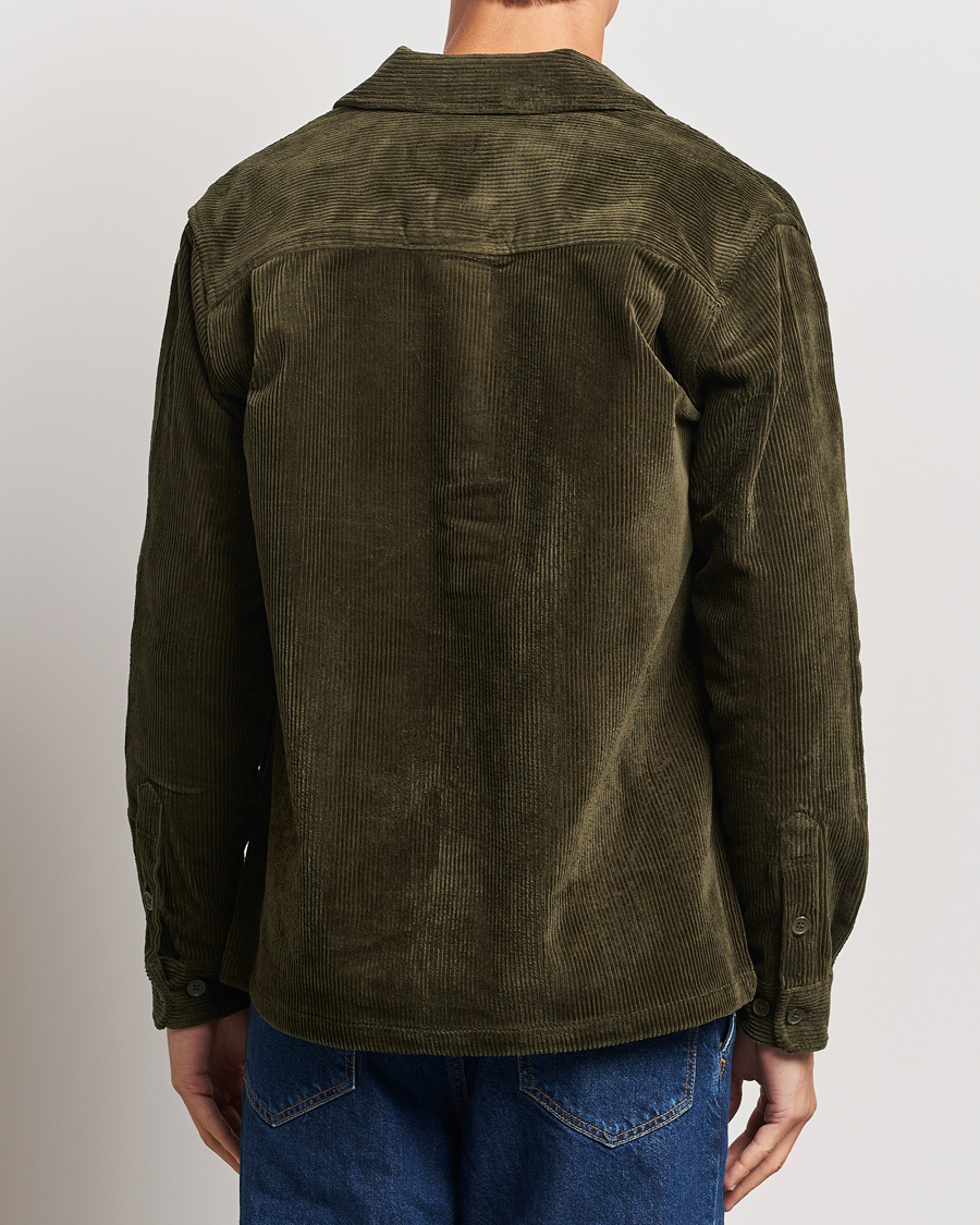 Herren | Hemden | Samsøe Samsøe | Damon Corduroy Overshirt Forest Night