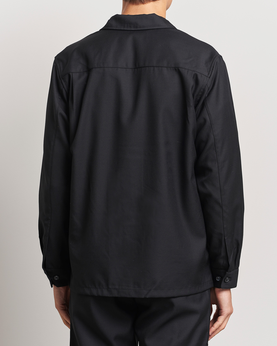 Herren | Hemden | Samsøe Samsøe | Damon Wool Overshirt Black