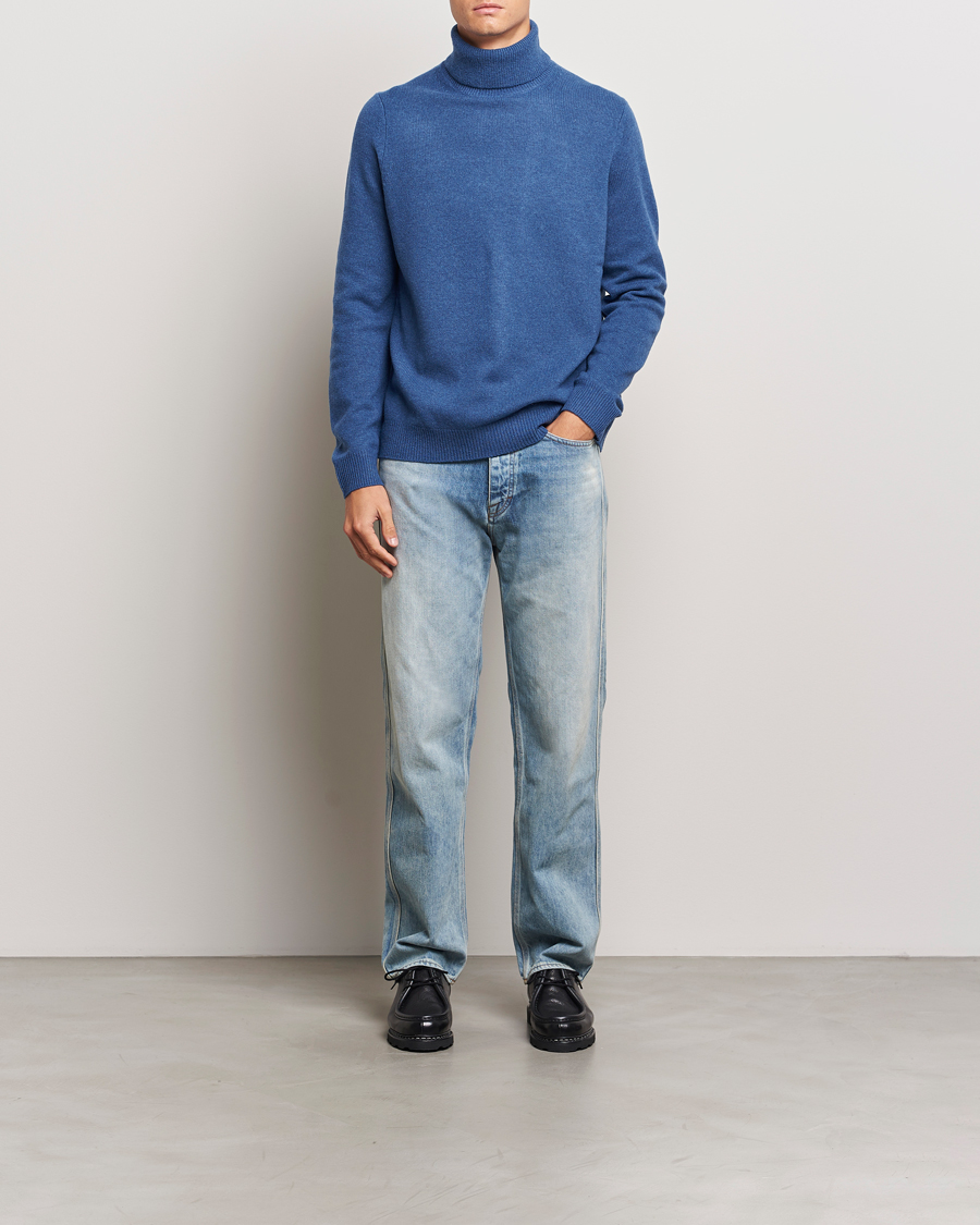 Samsoe Samsoe Isak Knitted Turtleneck True Navy bei Care of Carl