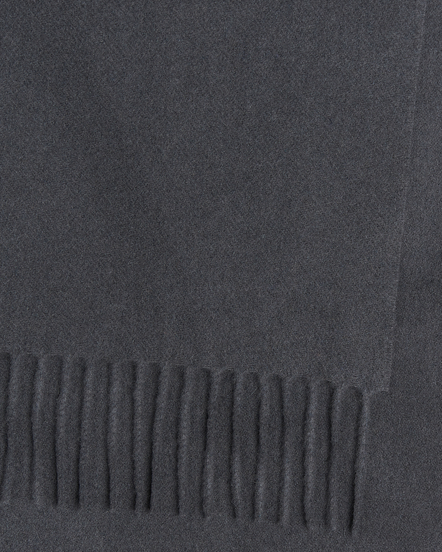 Herren | Samsøe Samsøe Efin Wool Scarf Black Oyster | Samsøe Samsøe | Efin Wool Scarf Black Oyster