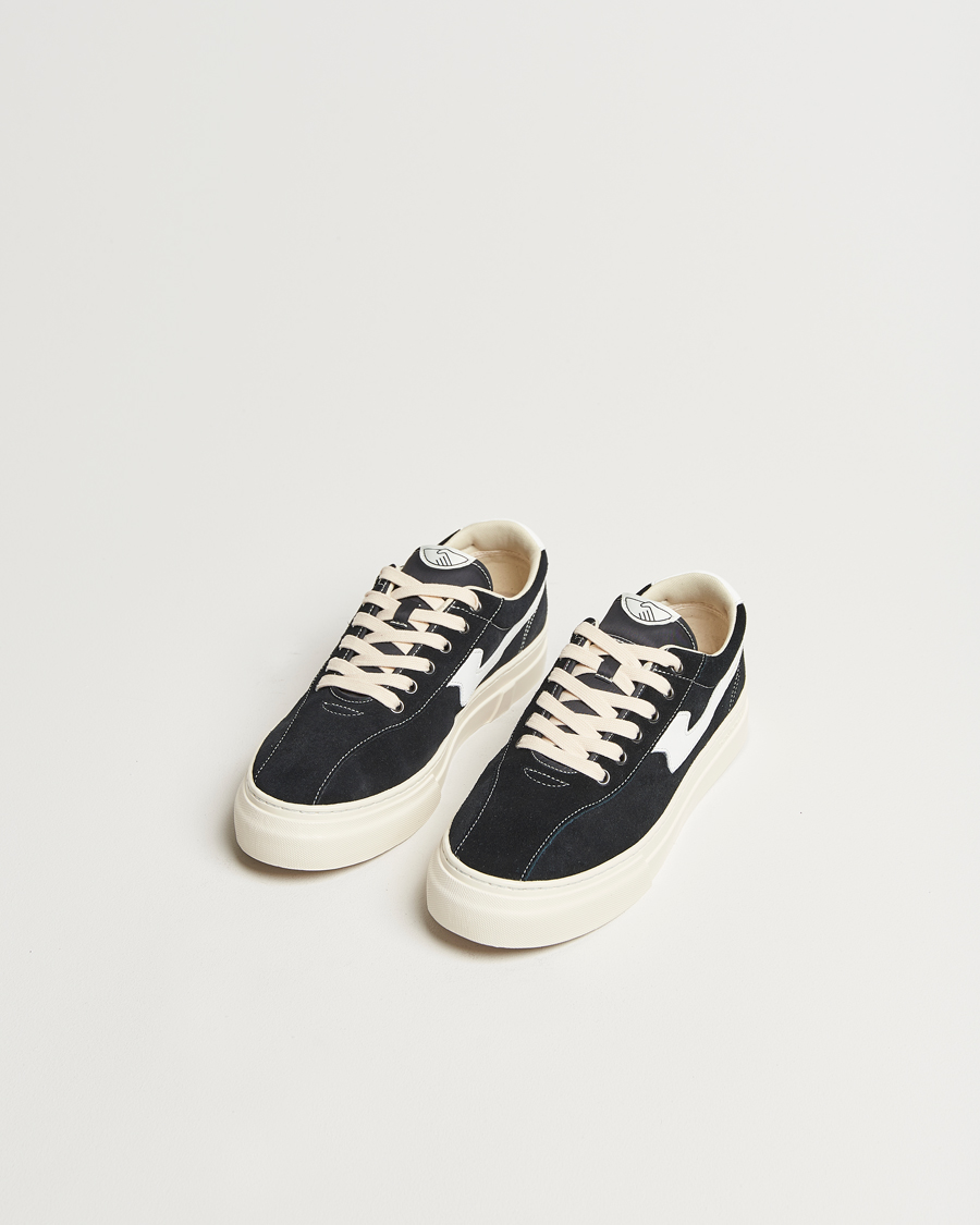 Herren | Sneaker | Stepney Workers Club | Dellow S-Strike Cupsole Suede Sneaker Black/White