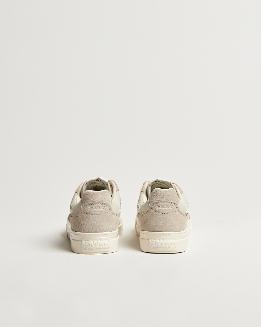 Herren | Stepney Workers Club Pearl S-Strike Suede Sneaker Lt Grey/White | Stepney Workers Club | Pearl S-Strike Suede Sneaker Lt Grey/White