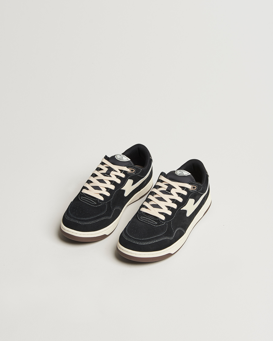 Herren | Stepney Workers Club Pro Cup 01 S-Strike Suede Sneaker Black White | Stepney Workers Club | Pro Cup 01 S-Strike Suede Sneaker Black White