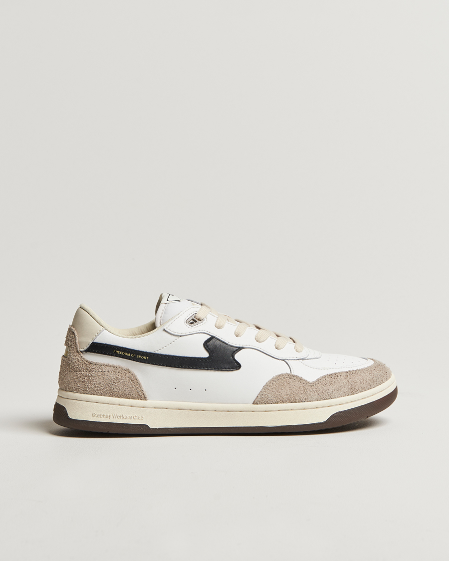 Herren | Sneaker | Stepney Workers Club | Pro Cup 01 S-Strike Leather/Suede Sneaker White Mixed