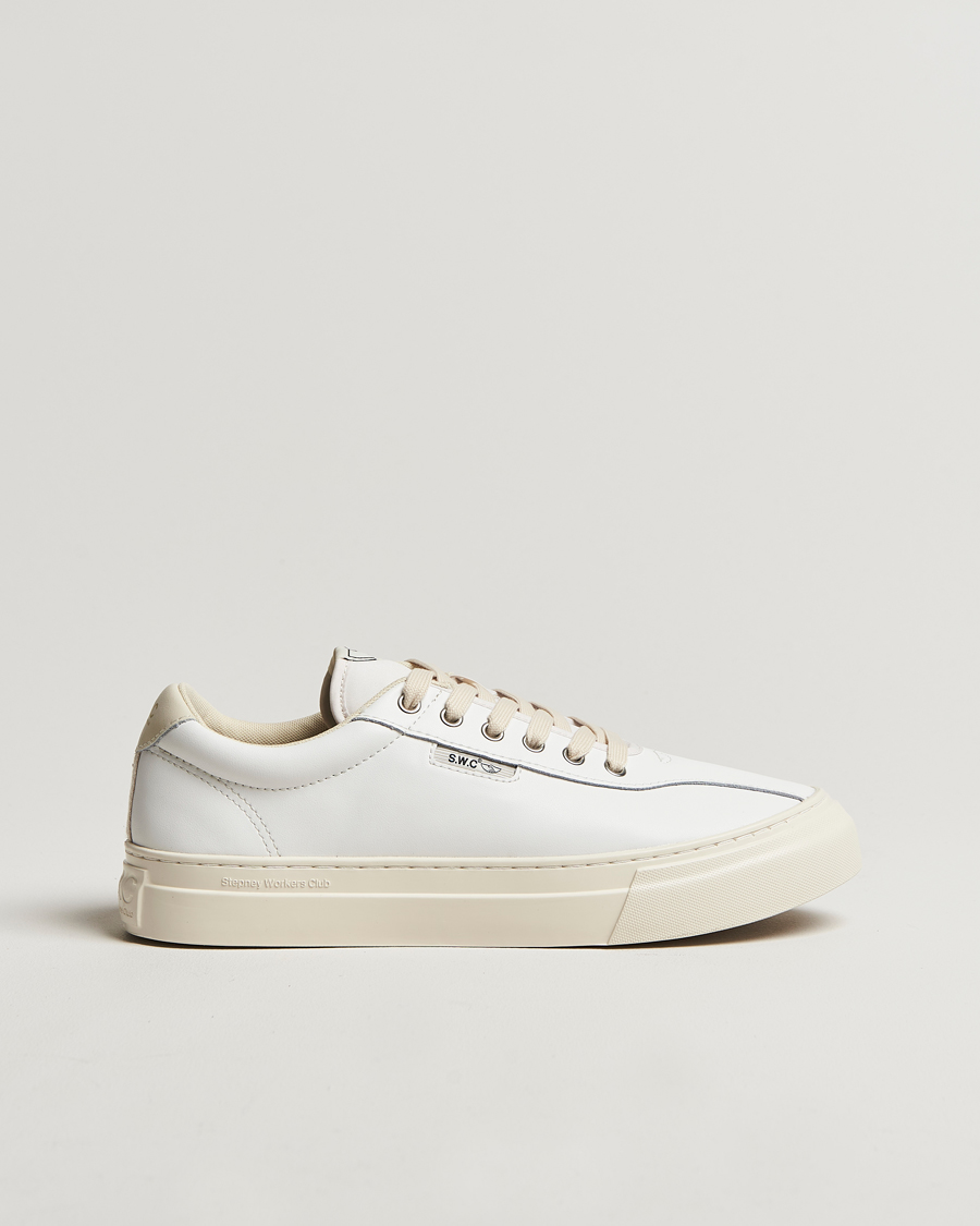 Herren | Sneaker | Stepney Workers Club | Dellow 02 Cupsole Leather Sneaker White